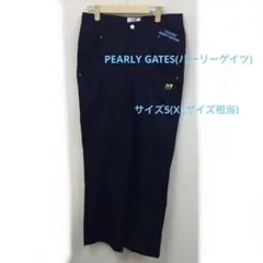 大きいサイズ」PEARLY GATES パンツ ブラック ワッペン付き - メルカリ