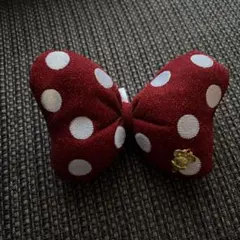 ミニーちゃんリボンヘアゴム