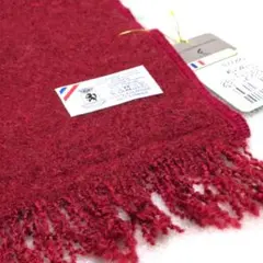 【新品未使用】エトワール海渡 赤 ショール ポケット付き