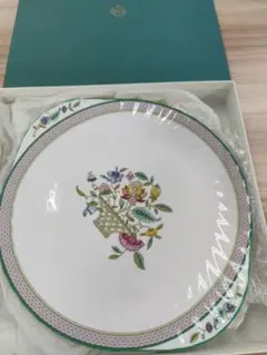 未使用 MINTON ハドンホール トレリス グリーン プレート