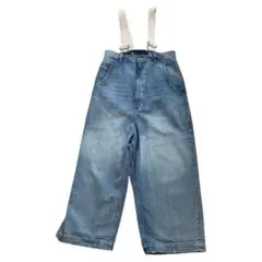 niko and… サスペンダー付き デニムパンツ Lサイズ ワイド