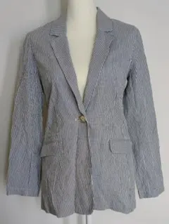 ドレスキップ　ストライプ シングルボタン　ジャケット