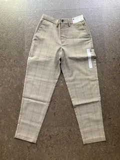 【新品未使用】GU イージーアンクルパンツ S チェック
