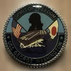 米海軍 ミニッツ級原子力空母 ジョージ•ワシントン ワッペン - メルカリ