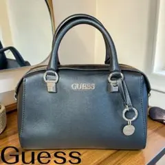 美品　Guess 黒 2wayショルダー　ハンドバッグ