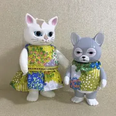 こはるちゃんとニャンコのお揃いの服〈ガーデンイエロー〉ヒグチユウコ　おまけつき