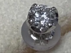 4℃ ヨンドシー　0.207ct ダイヤモンド　ピアス　片耳　PT900のサムネイル