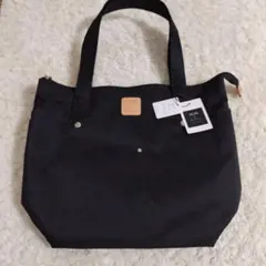 ブラックトートバッグ A4サイズ