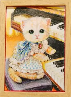 ♡猫の絵♡キーボーディスト❣A5
