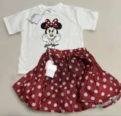 リトシー　ミニーちゃん　ミニーマウス　スカート　Tシャツ　セットアップ