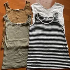 中古タンクトップ4枚セット
