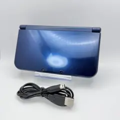 【動作確認済み】Newニンテンドー3DS LL メタリックブルー 本体 充電器