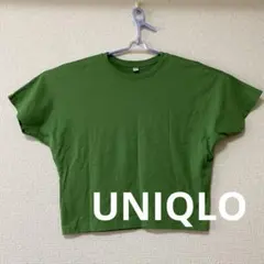 UNIQLO ユニクロ 半袖Tシャツ グリーン Sサイズ　greenのサムネイル