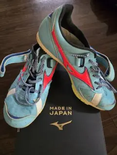 MIZUNO FIELD GEO AJ 陸上スパイク ネイビー ゴールド 三段跳 - メルカリ