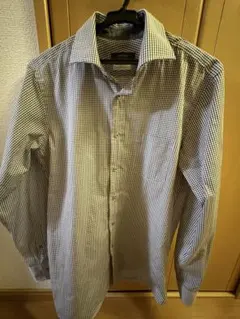 CHRISTIAN ORANI 長袖ワイシャツ　Mサイズ　86 グレー