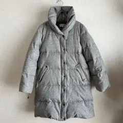 シンプリシティエダウンコート40ウール混