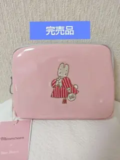 完売品☆新品☆マロンクリーム エナメル風刺繍ポーチ