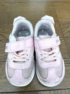 イフミー ピンク 花柄 スニーカ 15cm