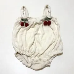 ベビー服サロペット プティマイン　さくらんぼ　70