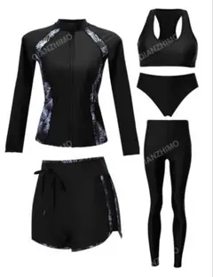 ラッシュガード 5点セット Mサイズ