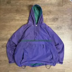 90s EMS アノラックパーカー　ナイロンジャケット　短丈　ネイティブ　古着