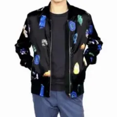 17AW Paul Smith アニマル モンキー 総柄 MA1 ブルゾン - メルカリ