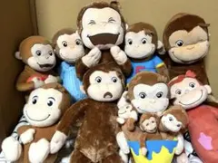 おさるのジョージ ぬいぐるみ多数 まとめ売り バラ売り可能 - メルカリ