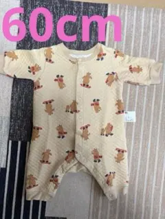 ユニクロクマ柄ロンパース 60cm