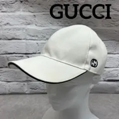 GUCCI グッチ キャップ インターロッキングGロゴ刺繍 イタリア製 Sのサムネイル