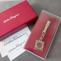 420/未使用 Ferragamo フェラガモ ストラップ ガンチーニ シルバー
