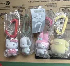 サンリオキャラクターズ　カラビナマスコットチャーム　4点セット