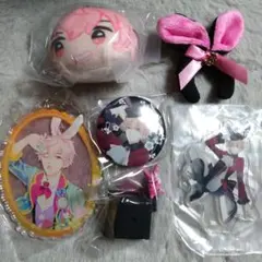 ツキウタ　恋　ツキプロ　如月恋　6個　缶バッジ　マスコット　スタンド　ラビキン