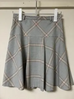 BLUE LABEL CRESTBRIDGE チェック柄 フレアスカート 40のサムネイル
