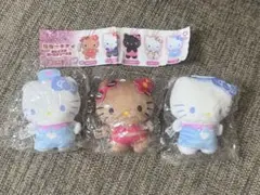 ハローキティ　ぬいぐるみ　ボールチェーン2 日焼けギャル　ナース②