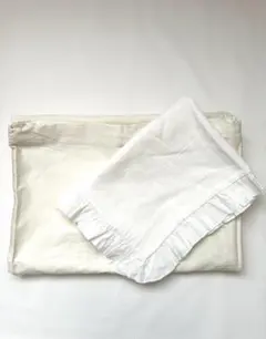 ニトリ Nグリッド掛け布団カバーSサイズ +枕カバー 2点セット