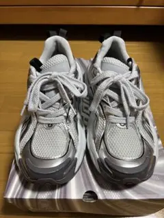 OLD ORDER シルバー スニーカー OLD ORDER Turbo GT White Silver