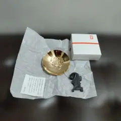 【新品未使用】干支 馬 金盃 金杯 開運 24KGP 置物 飾りスタンド付