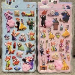 ズートピア キャラクターシール 2シートセット