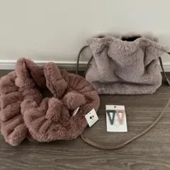 a.v.v マフラー、バッグ、ヘアピン 3点セット