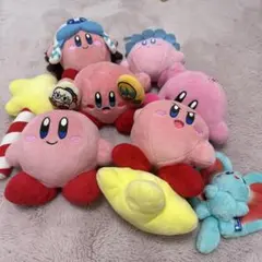 カービィとエフィリン7体とスティック