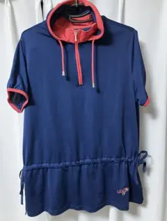 ネイビージップ付きTシャツ