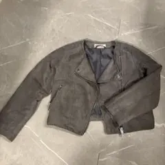 H&M キッズ ライダースジャケット 회색