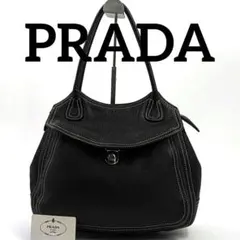 極希少✨️プラダ Archive ヴィッテロダイノ トートバッグ シボ革 黒