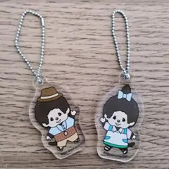 モンチッチ 「男はつらいよ」寅さん&さくら アクリルキーホルダー 2個セットのサムネイル