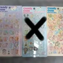 最終セール⭐　Candy Gem　キャンディ・ジェム　ステッカー　シール　2点