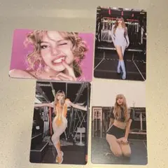 BLACKPINK タレントカード　トレカ リサ　 DEADLINE 4枚セット