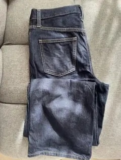 UNIQLO ストレートワイドジーンズ size24（61cm）　カイハラ
