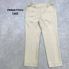 a2452＊PRIMATTIVO スラックス　ベージュ【40】シンプル　オフィス