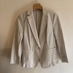 COMME CA ISM テーラード ジャケット ウォッシャブル 7号 グレー