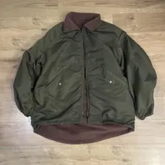 【23AW美品】アダムエロペ リバーシブル MA-1 ボアブルゾン ユニセックス